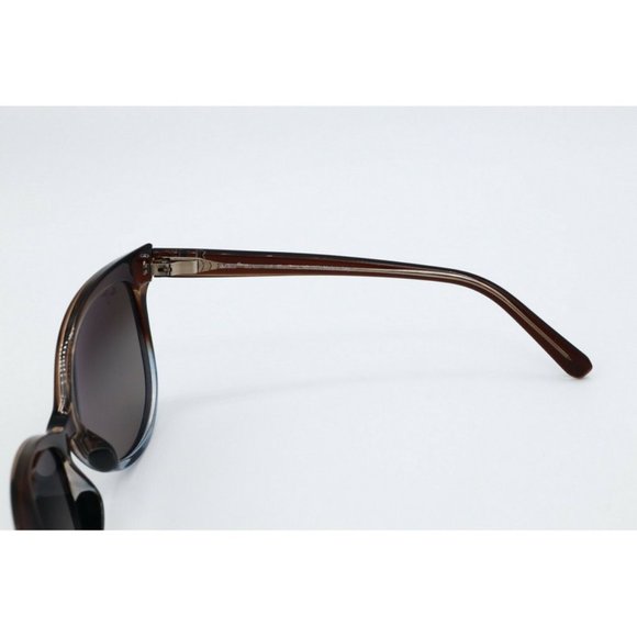 Maui Jim Olu Olu MJ 537-01F Cat Eye Brown Sunglasses Polarized Gray Lenses 57mm main image 7